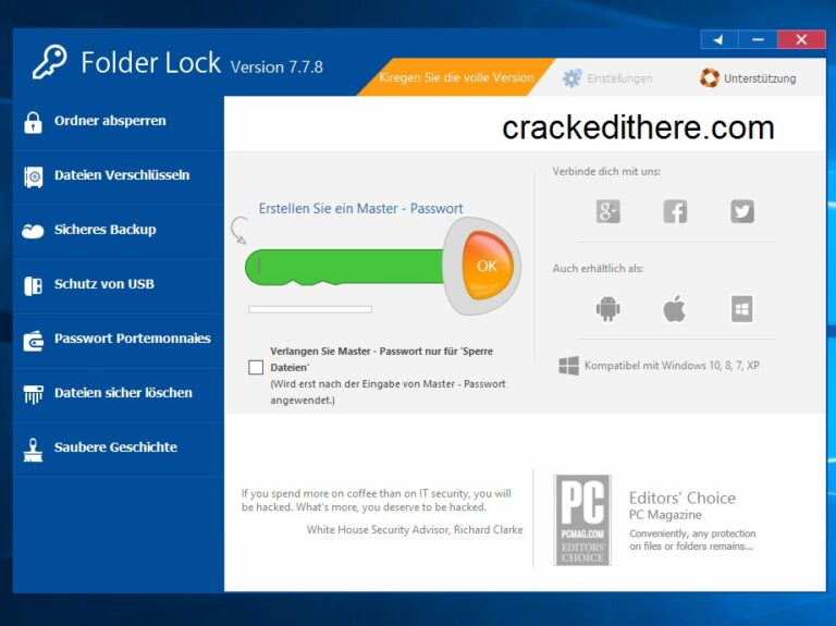 folder lock key 7.7.4